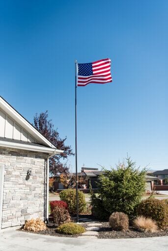 American Standard Telescoping Flagpole | Heavy Duty | Made In USA