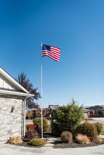 American Standard Telescoping Flagpole | Heavy Duty | Made In USA