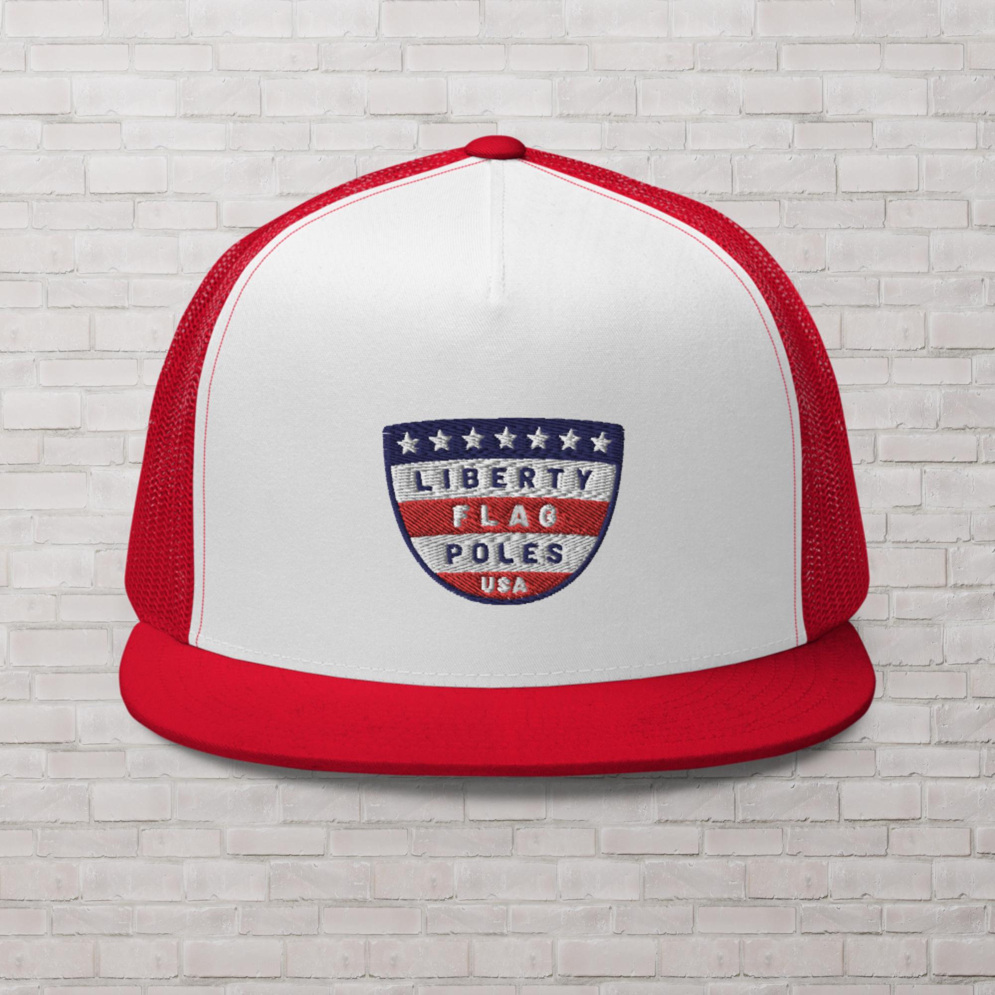 Red white blue baseball cap on sale