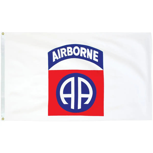 Airborne flag deals and flagpole