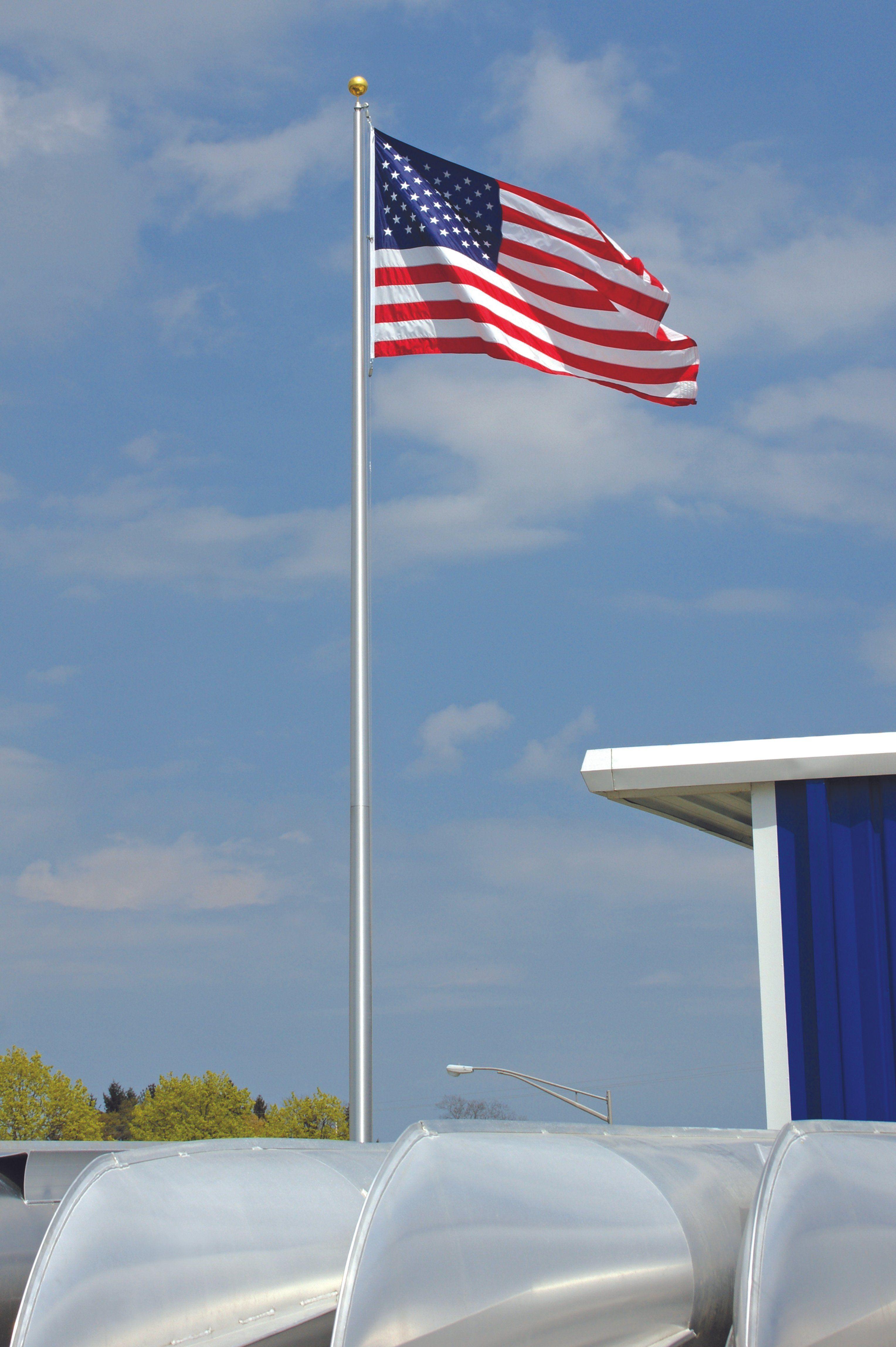 Residential flagpole deals one piece