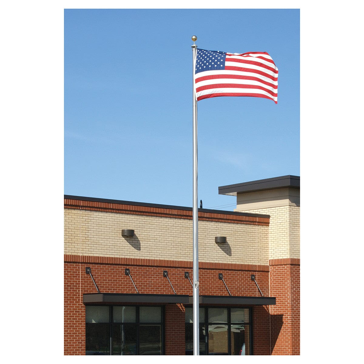 25 tall deals flagpole